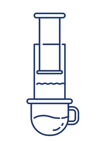 AeroPress logo coffee brew guide