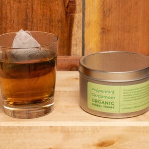 Peppermint Cardamom Organic Herbal Tisane – Subscription