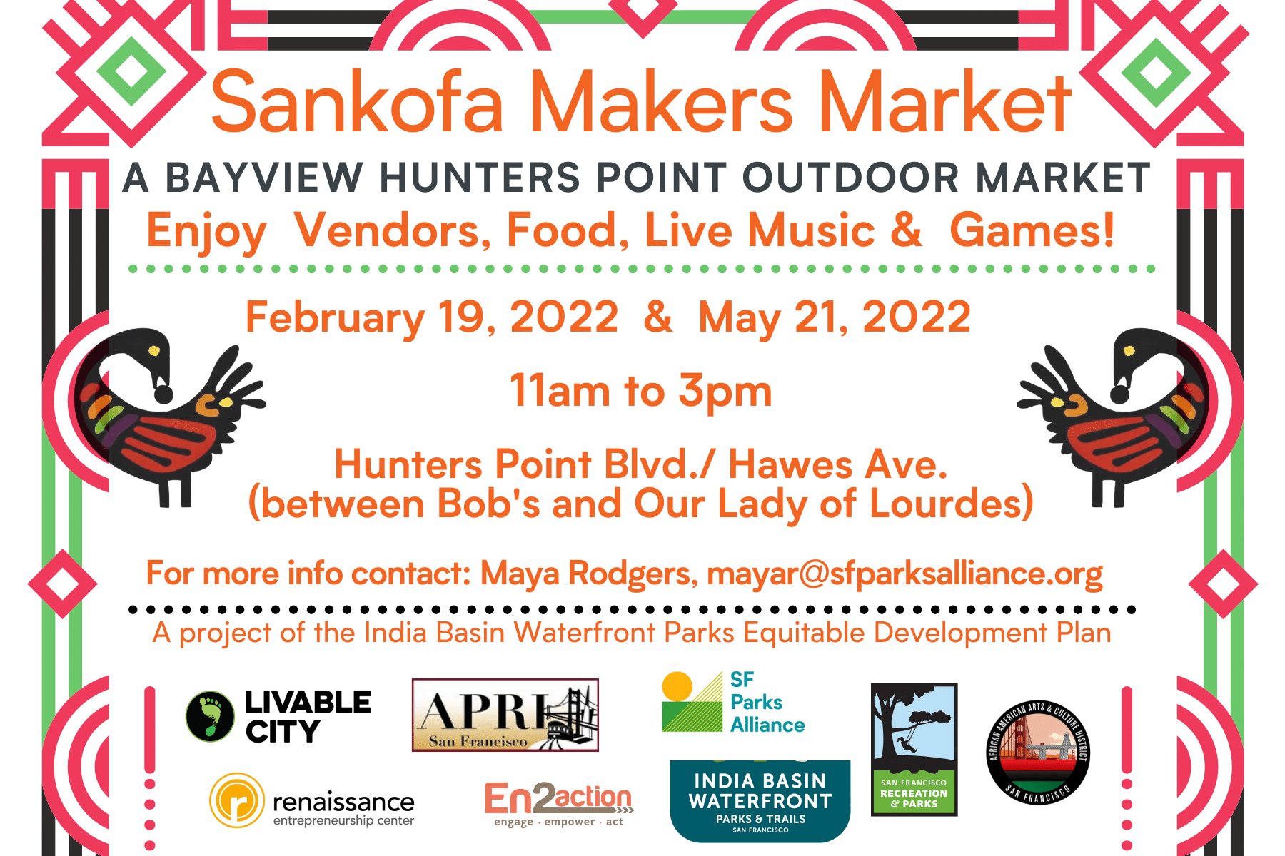 Sankofa Makers Market event logo