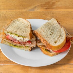 Turkey Bacon Pesto (TBP) Sandwich